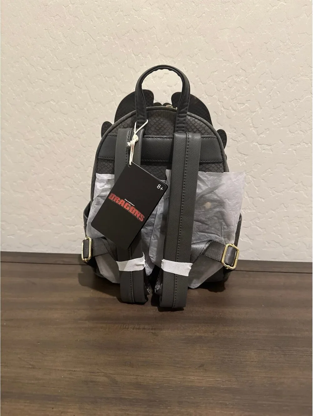 Loungefly Dreamworks How to Train Your Dragon Toothless Cosplay Backpack NWT
